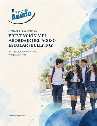 Portada del manual de prevención y abordaje del acoso escolar (bullying)