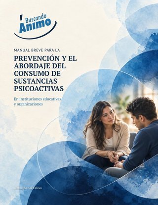 Portada del manual de prevención y abordaje del consumo de sustancias psicoactivas